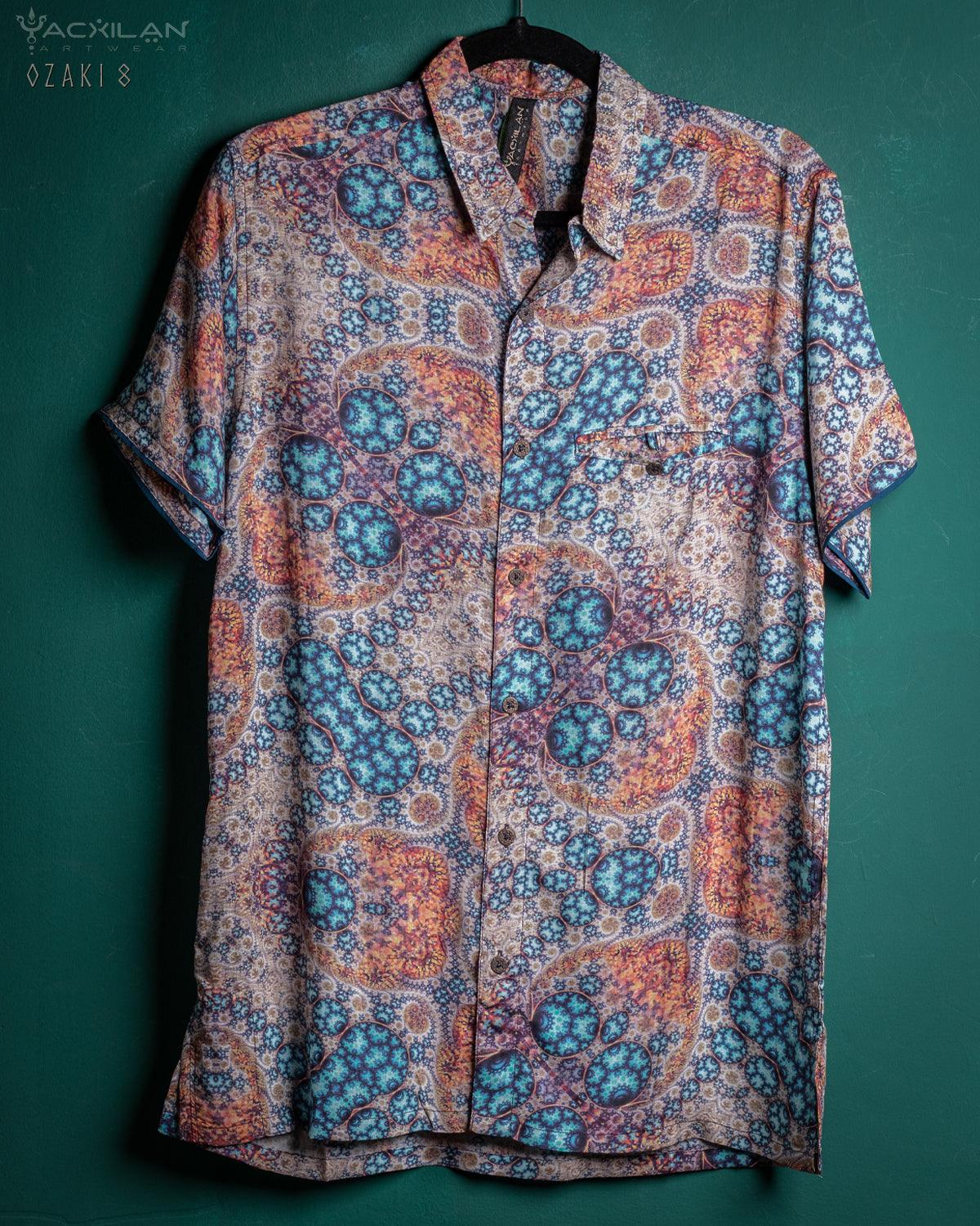 Shirt Men Half Sleeves / Bamboo - OZAKI 8 - Yacxilan Artwear