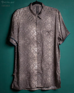 Shirt Men Half Sleeves / Bamboo - SAMARA - Yacxilan Artwear