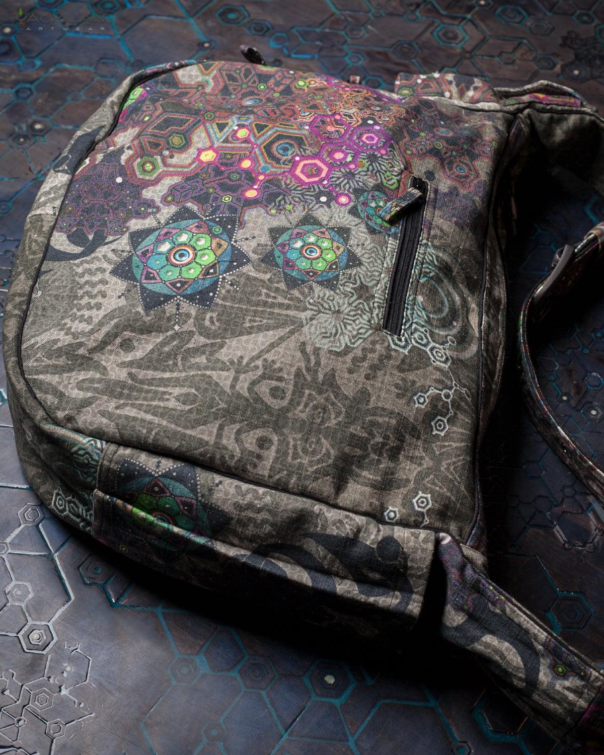 Side Bag / Thick Linen - VENADO - Yacxilan Artwear