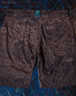 Skate Short Men / Viscose - RETROFUTURE - Yacxilan Artwear