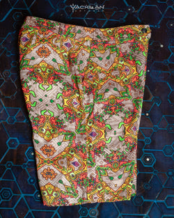 Skate Short Men / Viscose - PAKAL'S GOLD - Yacxilan Artwear