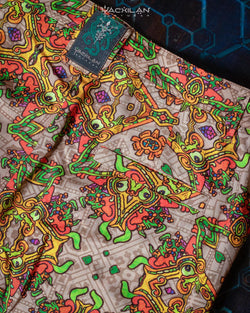 Skate Short Men / Viscose - PAKAL'S GOLD - Yacxilan Artwear