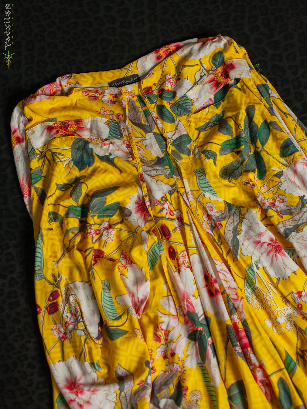 Box Aladdiin Skirt / Viscose - HAWAII BOMBAII