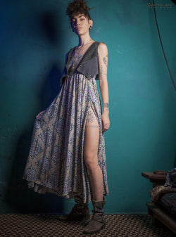 Gipsy Long Skirt / Bamboo - MORROCCOTOPO - Yacxilan Artwear