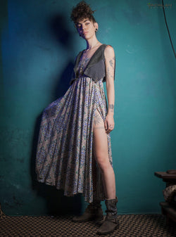 Gipsy Long Skirt / Bamboo - MORROCCOTOPO - Yacxilan Artwear