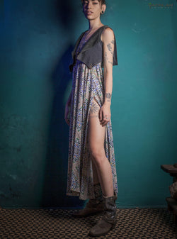 Gipsy Long Skirt / Bamboo - MORROCCOTOPO - Yacxilan Artwear