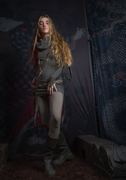 Hooded Fitted Dress / Knits - DUNEDAIN Desert