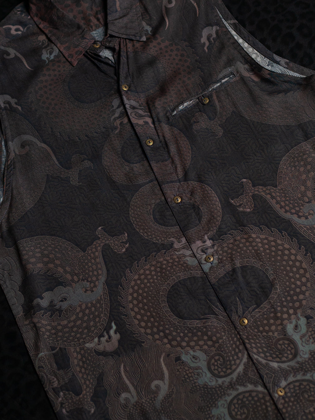 Shirt Men Sleeveless / Bamboo - DRAGONSKIN