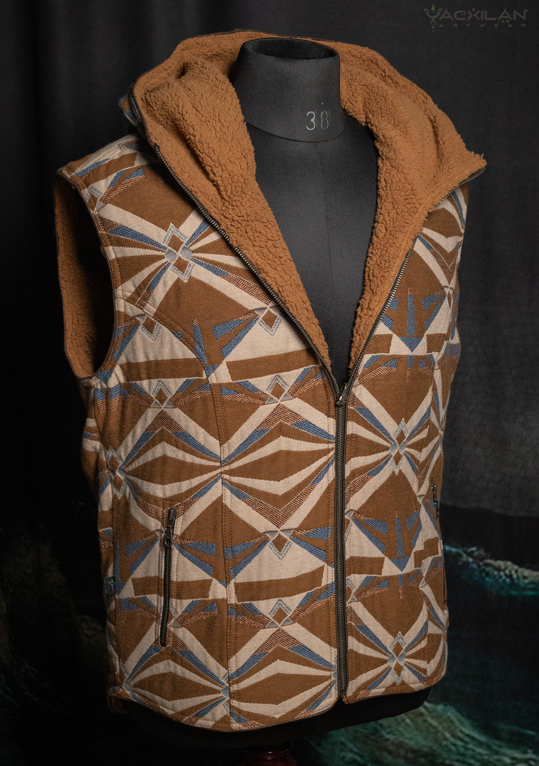 Sleeveless Jacket Men / French Jaquard - NAMIBIA