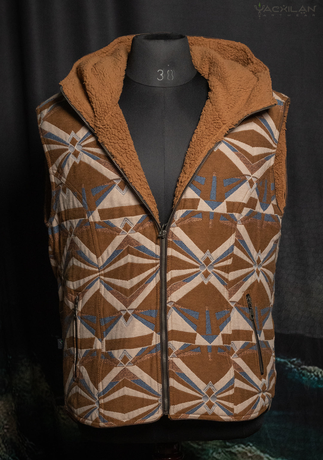 Sleeveless Jacket Men / French Jaquard - NAMIBIA