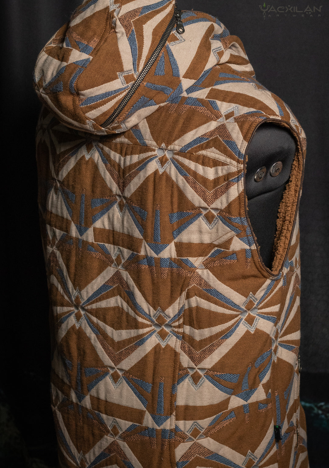 Sleeveless Jacket Men / French Jaquard - NAMIBIA