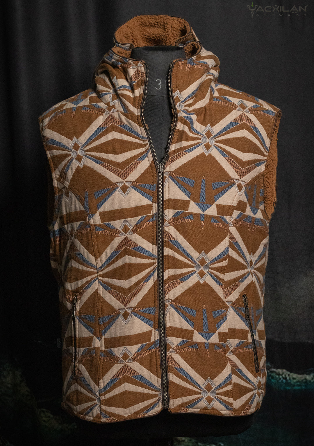 Sleeveless Jacket Men / French Jaquard - NAMIBIA