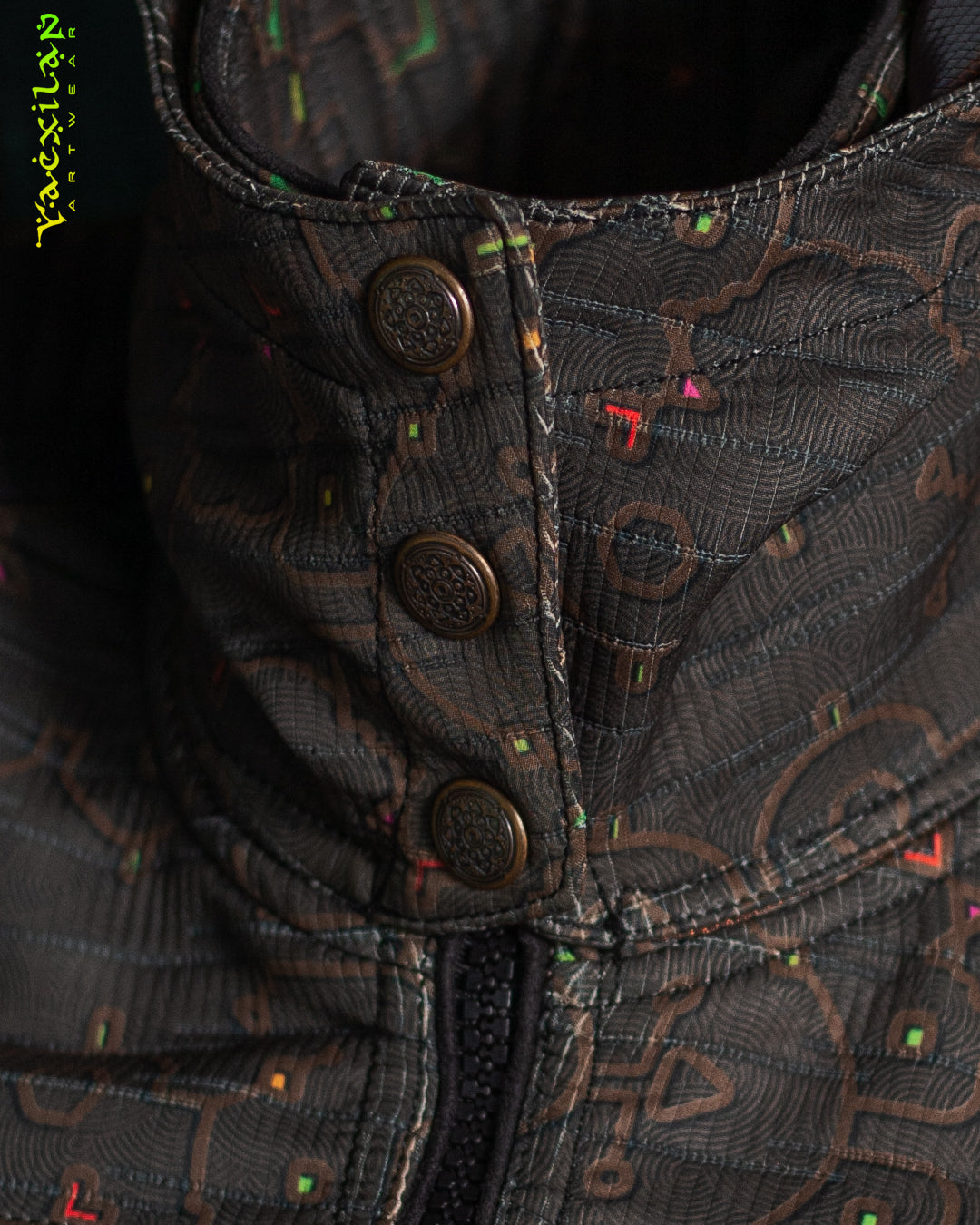 Sleeveless Jacket Men ALIEN / High Tech - REBIRTH OF IKARO Forest