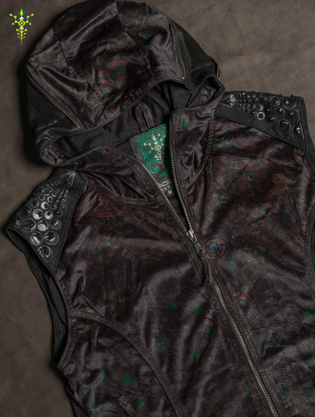 Sleeveless Jacket / Velvet Fawn - DARK PSYCHEDELIKA