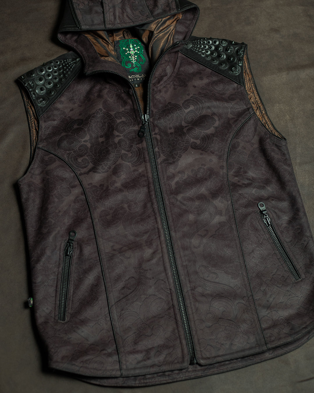 Sleeveless Jacket / Velvet Waterproof - MAYAN CODEX