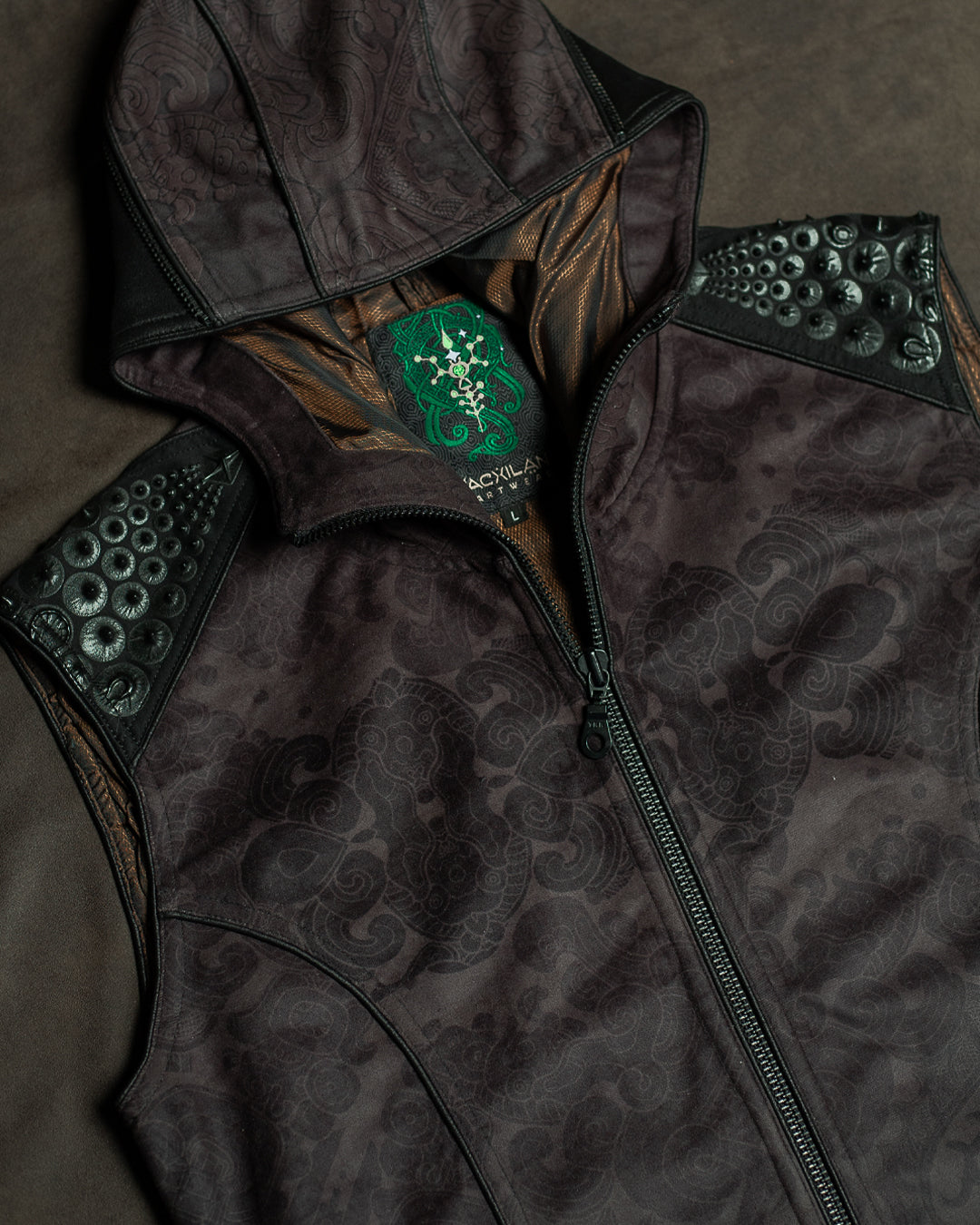 Sleeveless Jacket / Velvet Waterproof - MAYAN CODEX