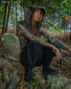 Pants Woman / Baggy Pockets TR Stretchy - Blak DRAGONS
