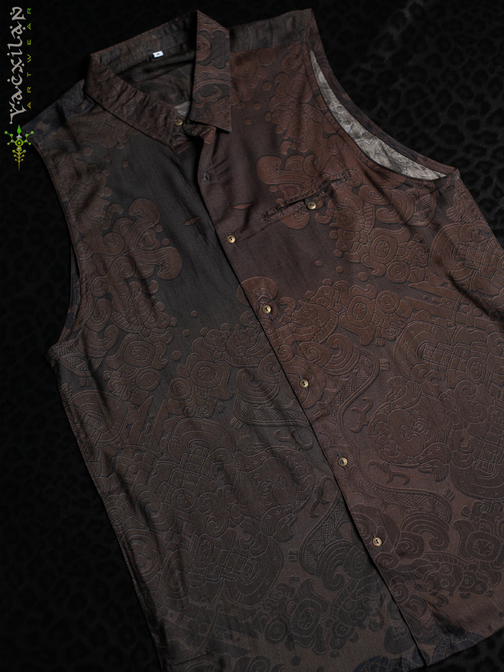 Shirt Men Sleeveless / Bamboo - MAYAN CODEX