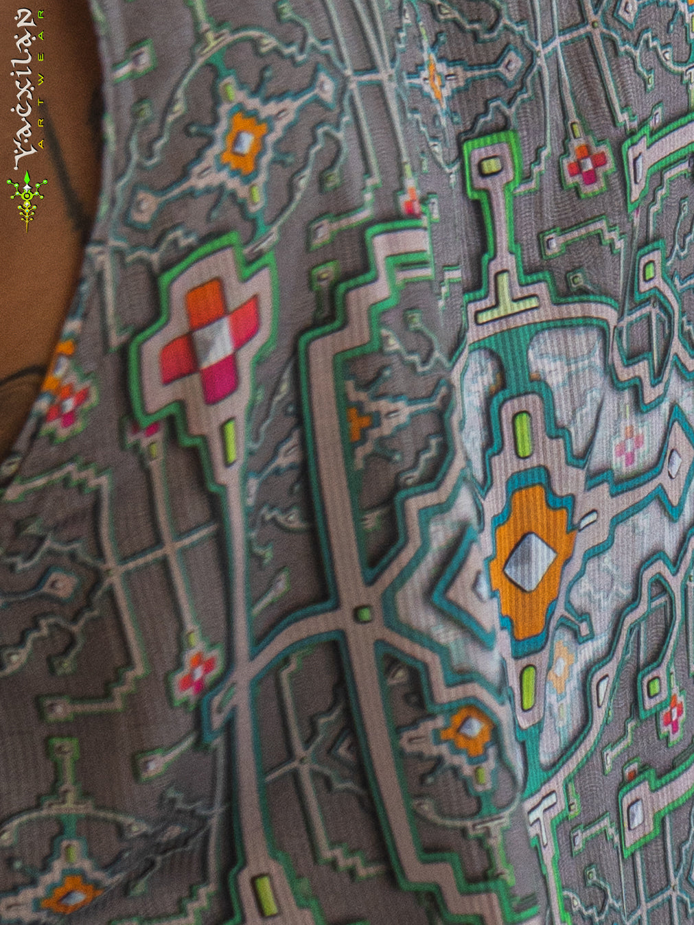 Shirt Men Sleeveless / Organic Bio Farms BAMBOO Strippes - HUIRRARIKA