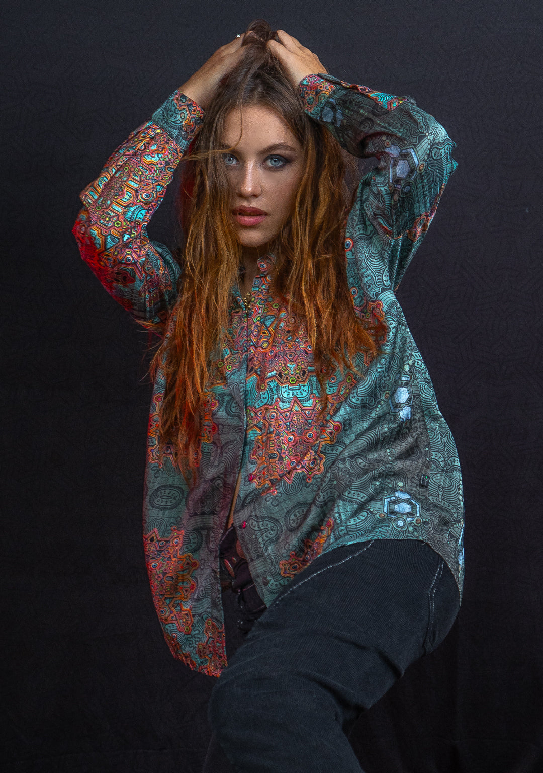 Shirt Woman Longsleeve Smarto / Bio Farms Bamboo - ATLANTIS