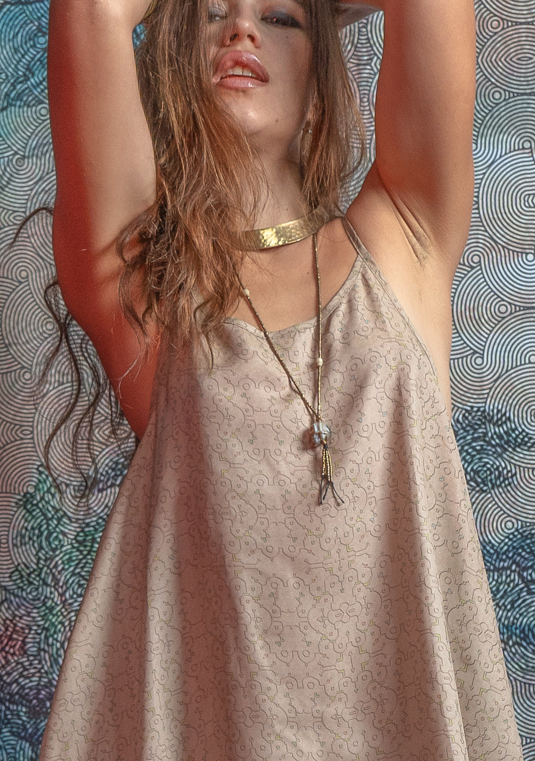 Spring Mini Dress / High Spring  - REBIRTH OF IKARO Cream