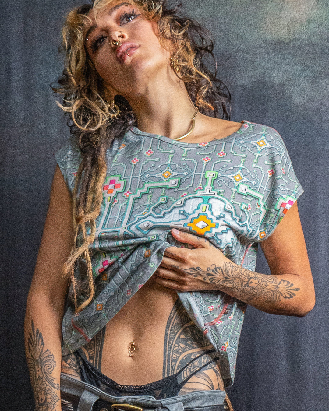 Woman T-Shirt Surfer / Bio Farms Bamboo - HUIRRRIKA