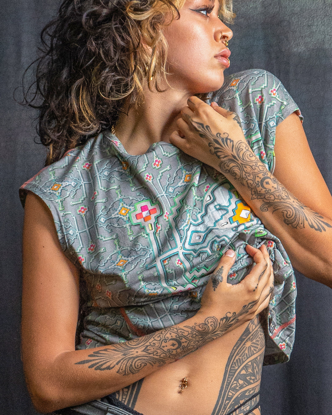 Woman T-Shirt Surfer / Bio Farms Bamboo - HUIRRRIKA