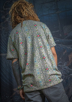 New T-Shirt Men / Cotton Supima AOP - WATAWASKA