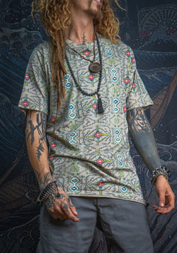 New T-Shirt Men / Cotton Supima AOP - WATAWASKA