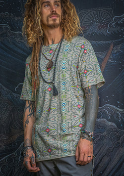 New T-Shirt Men / Cotton Supima AOP - WATAWASKA