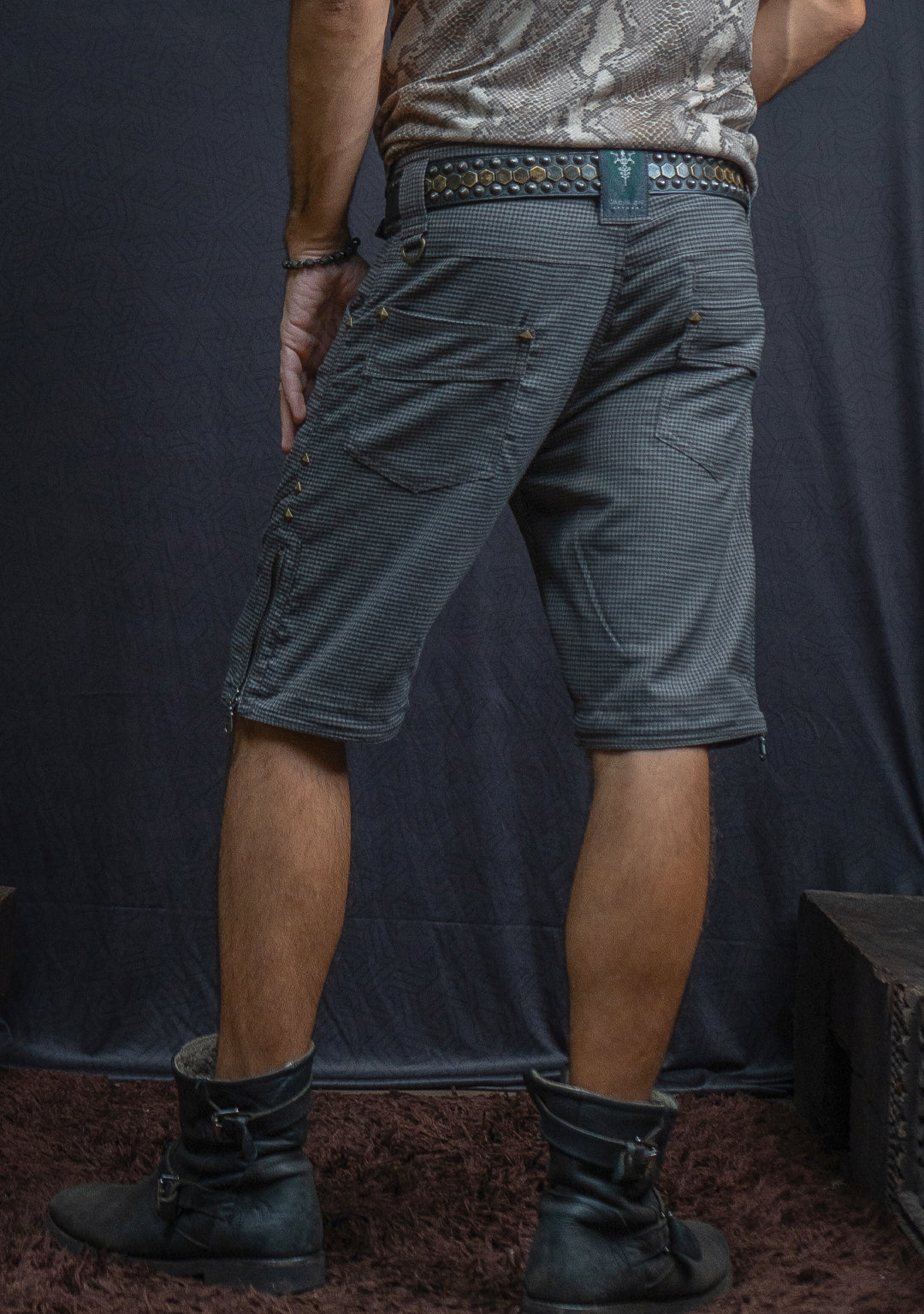 Flying Short / Cotton - PEPPER CHECKERS Matzokio