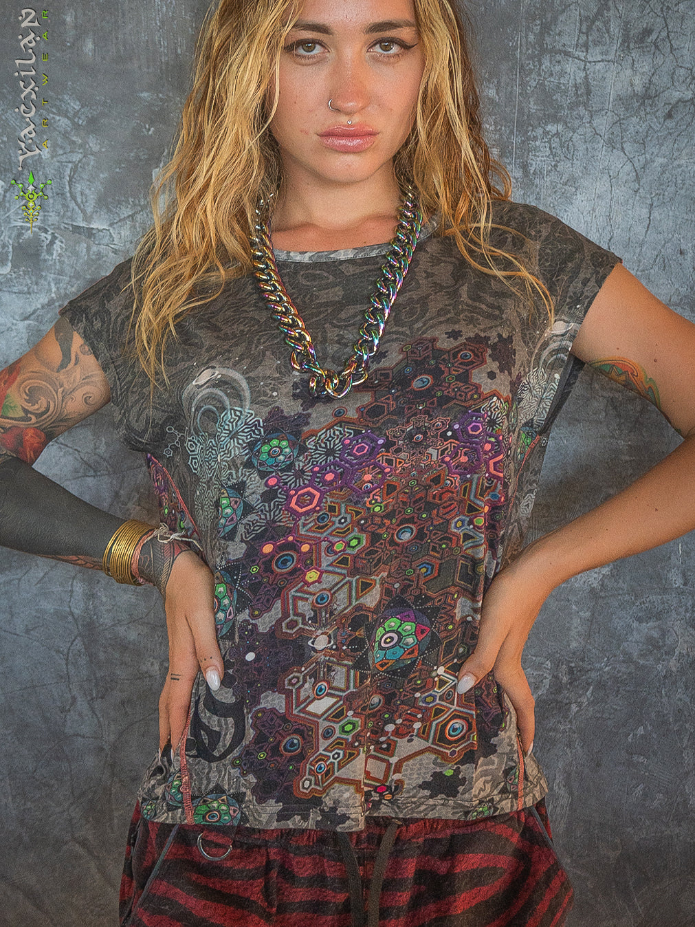 Woman T-Shirt Surfer / Bio Farms Bamboo - VENADO