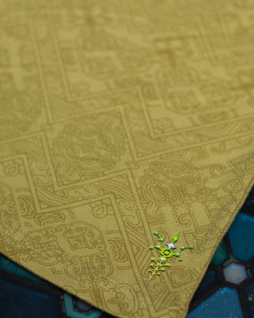 Woman T-Shirt Short Sleeve / Rayon Lime - MAYANS GALACTIK SPINE