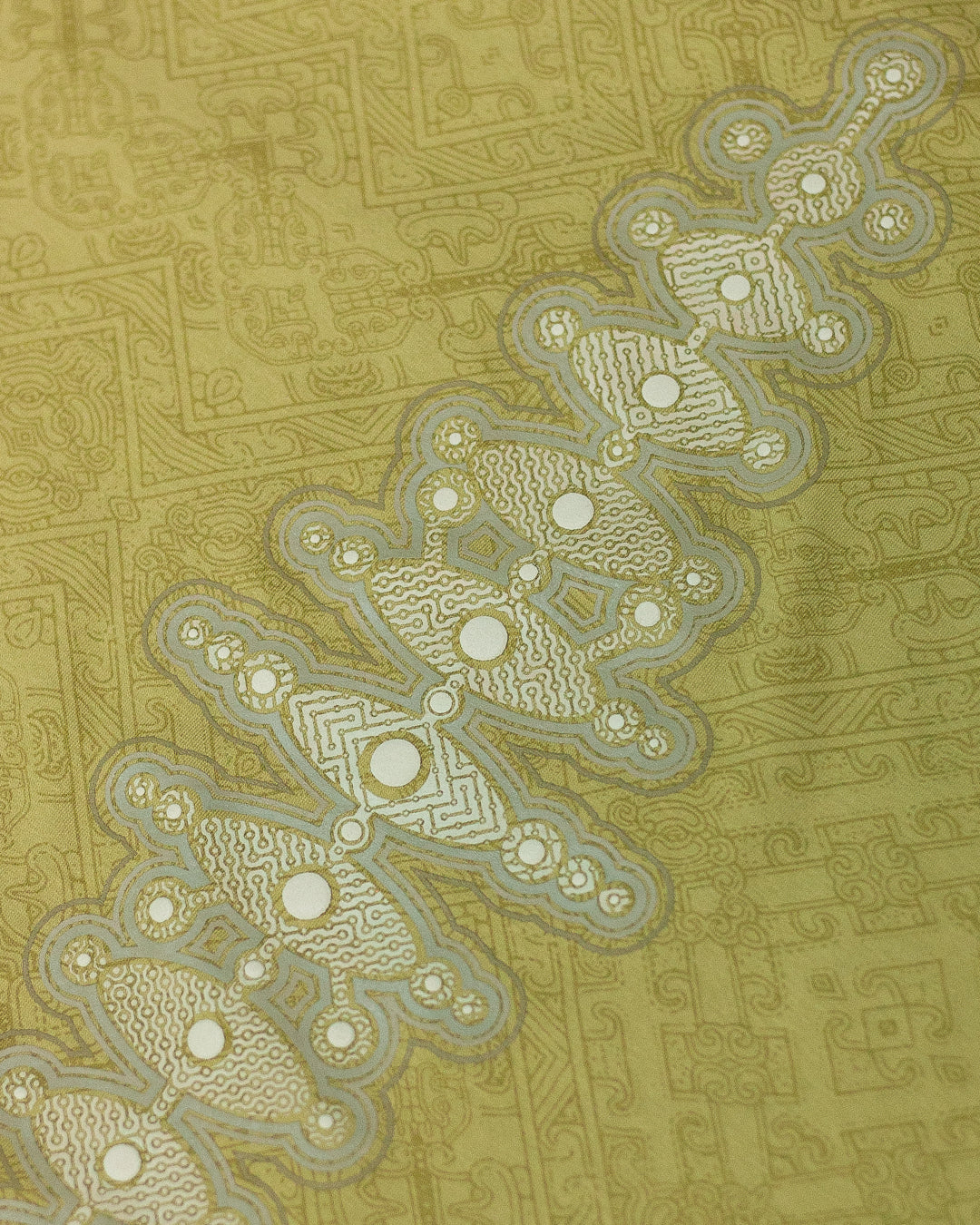 Woman T-Shirt Short Sleeve / Rayon Lime - MAYANS GALACTIK SPINE