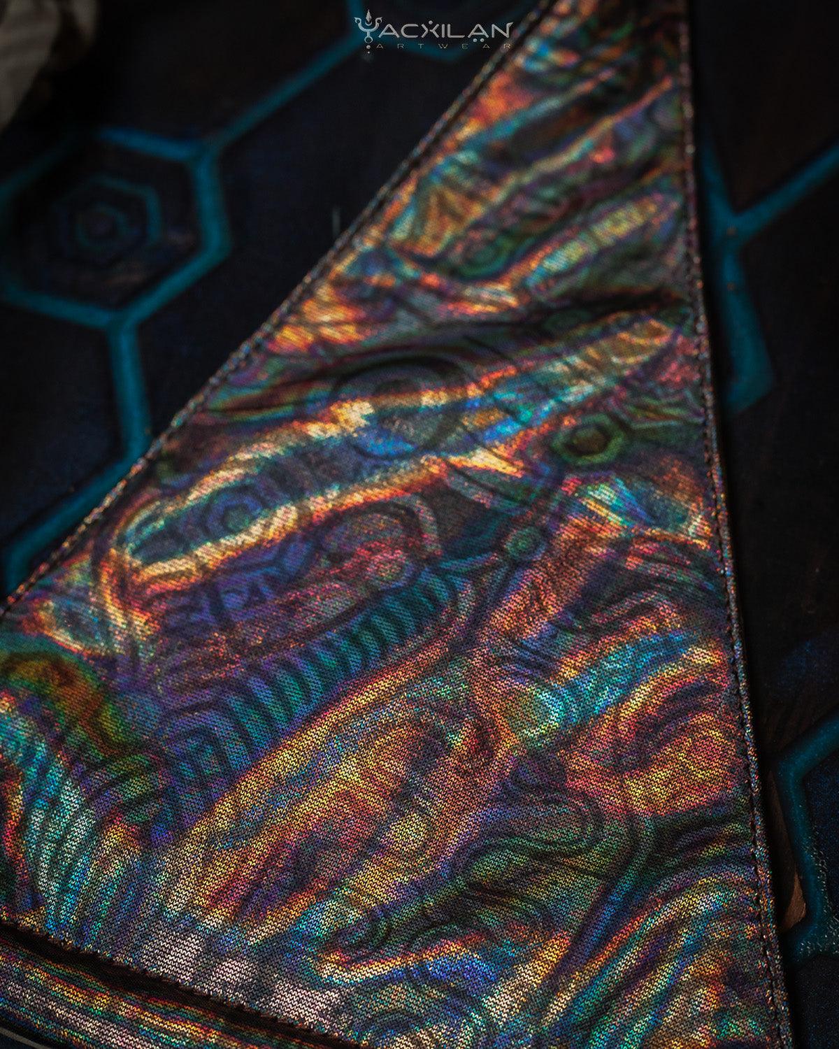 Swimsuit / Tangakini - PSYCHEDELIKA Silver Holographic - Yacxilan Artwear