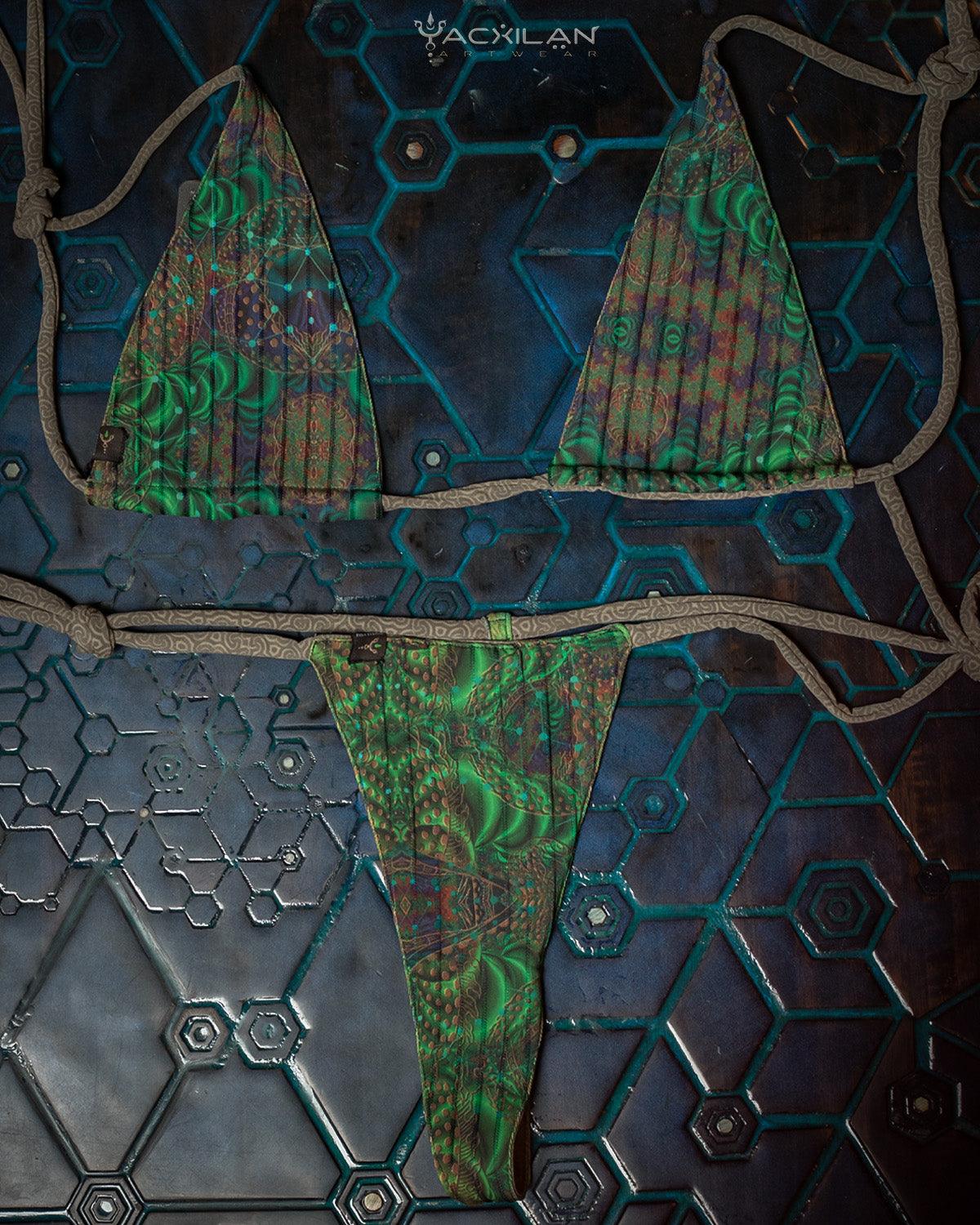 Swimsuit / Tangakini - ENTMOOT Stripës - Yacxilan Artwear