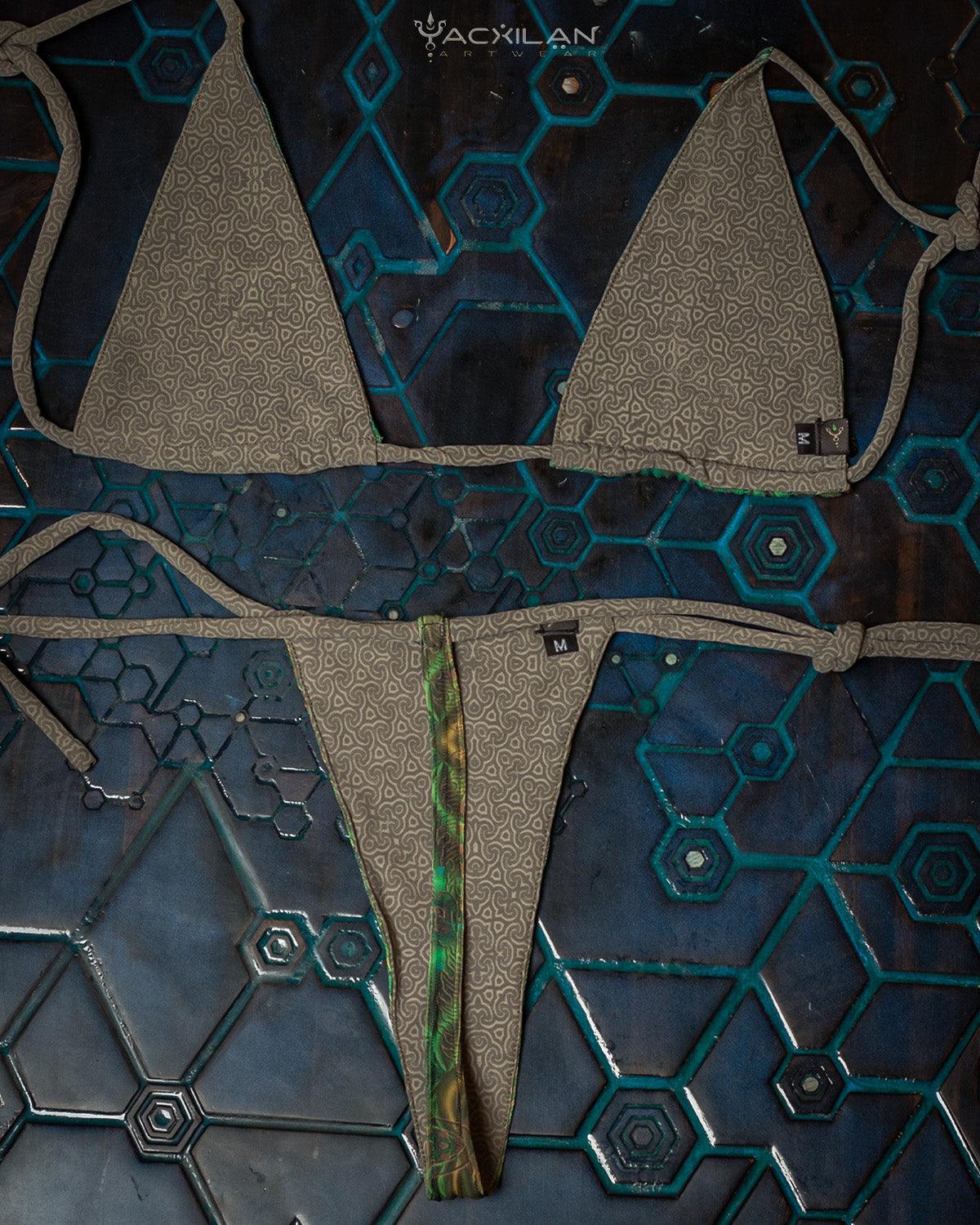 Swimsuit / Tangakini - ENTMOOT Stripës - Yacxilan Artwear