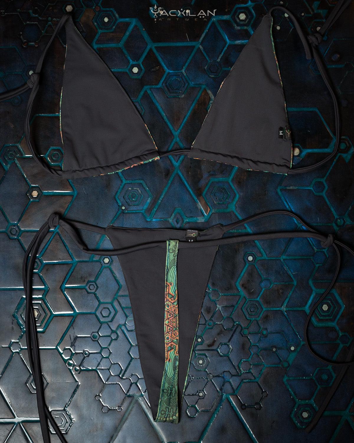 Swimsuit / Tangakini - ATLANTIS Stripës - Yacxilan Artwear