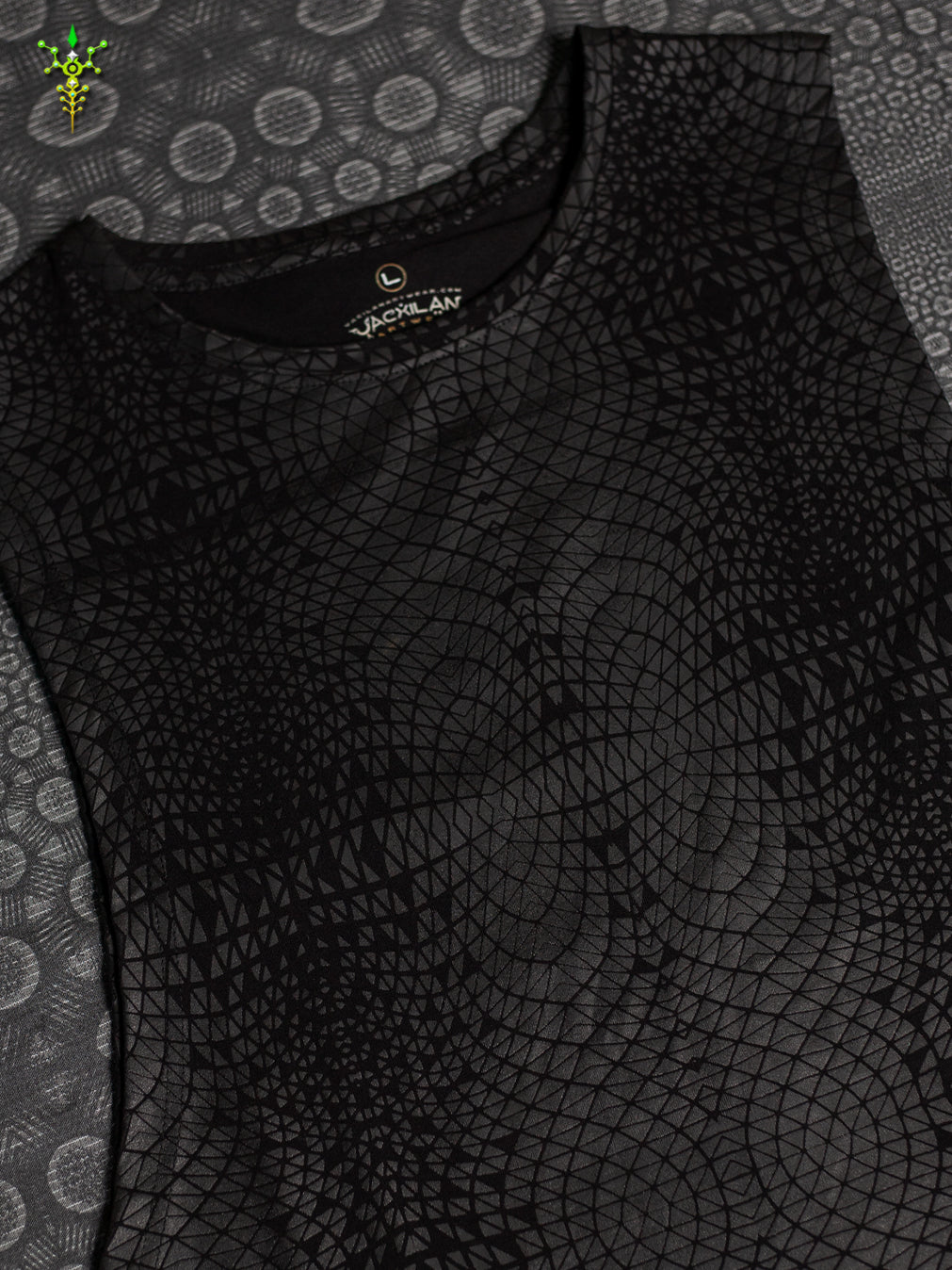 Open Tank Top Men / Black Cotton Shinker - DESINTEGRATION