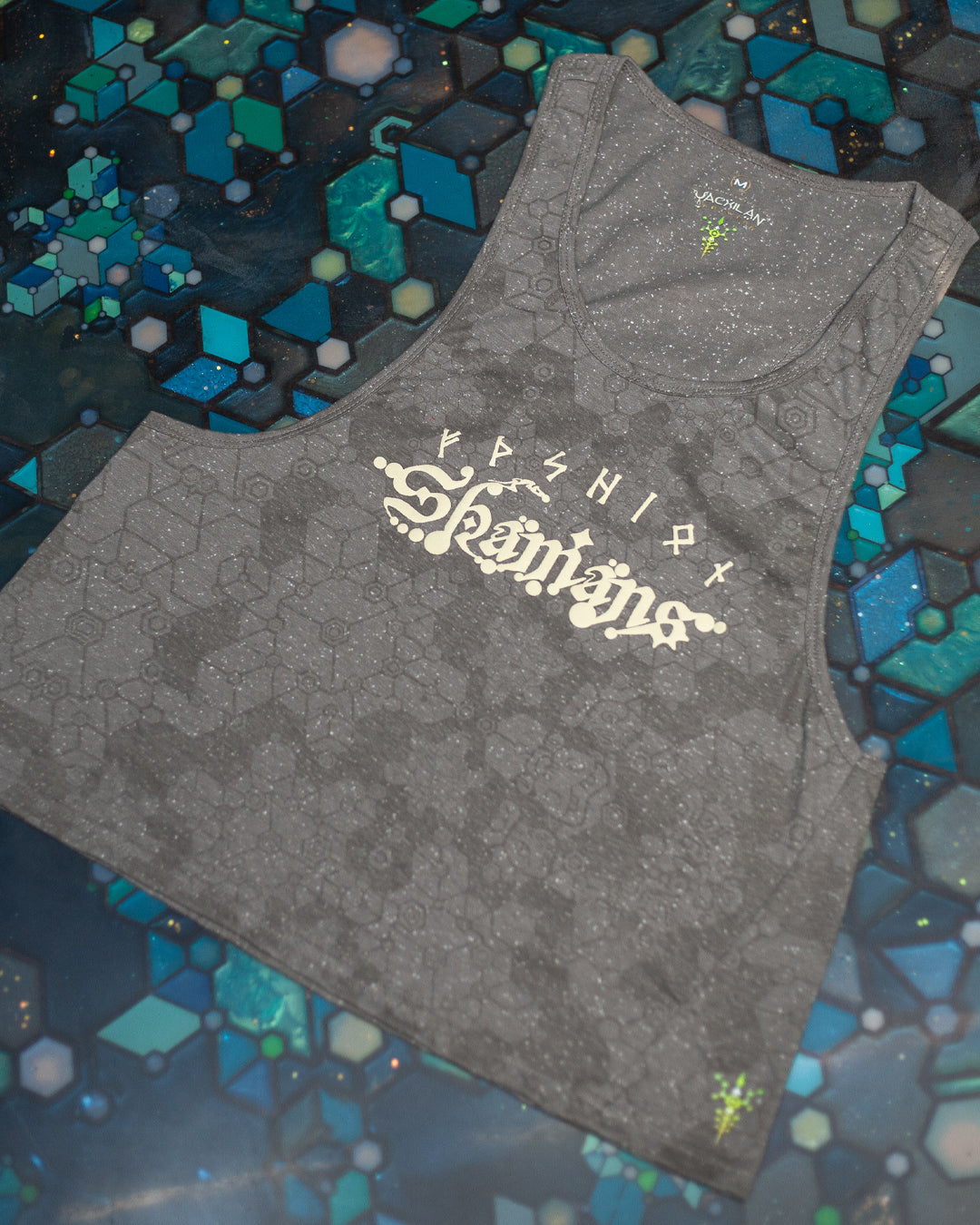 Tank Top Woman / Grey Cotton Slub - WHITE SHAMANS Steelgrey