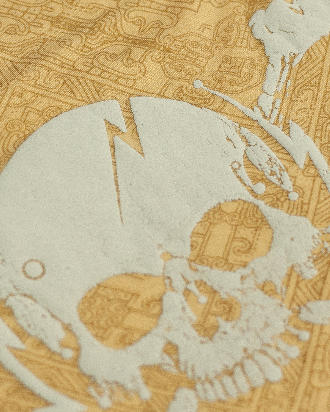 Tank Top Woman / Rayon - WHITE SHAMANS Mustard