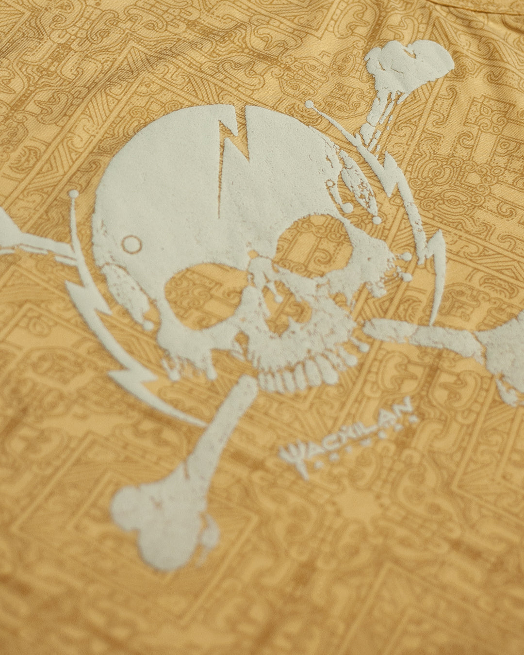 Tank Top Woman / Rayon - WHITE SHAMANS Mustard