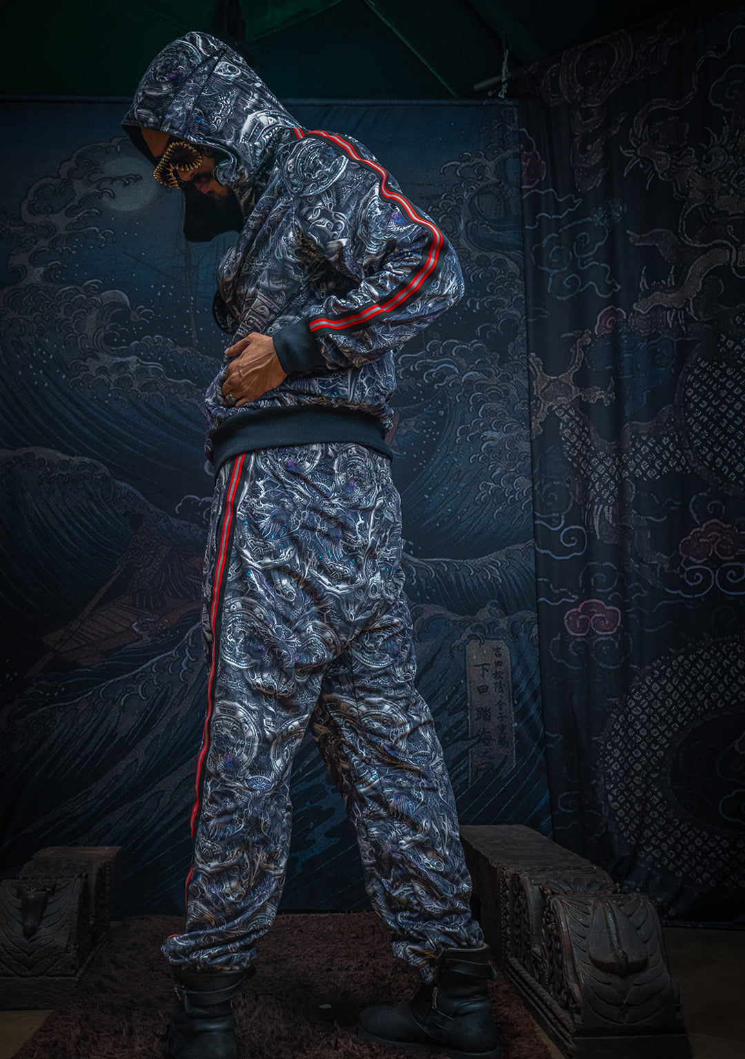 Pants Men / Tracksuits Velvet Fawn / Redline - KETZALCOATL