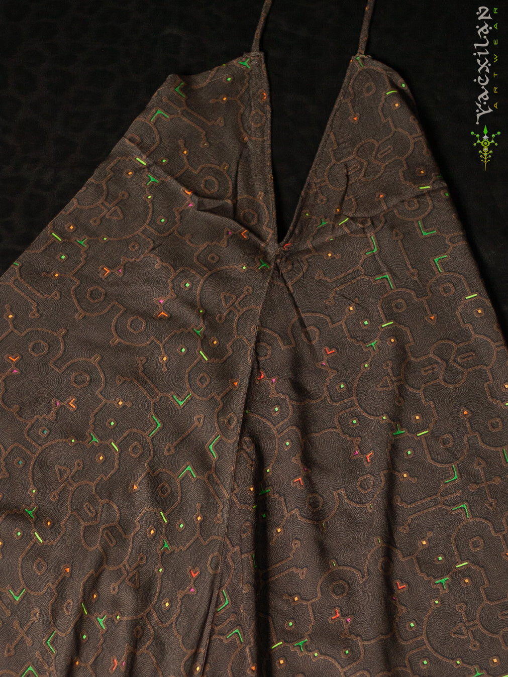 Midi Dress Triangle / Bamboo - REBIRTH OF IKARO Forest