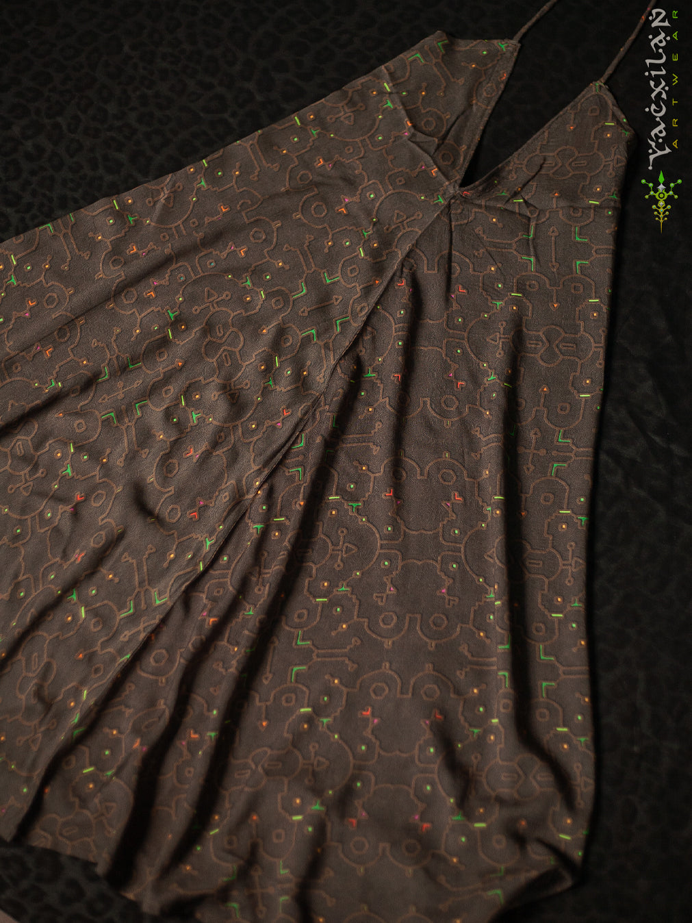 Midi Dress Triangle / Bamboo - REBIRTH OF IKARO Forest