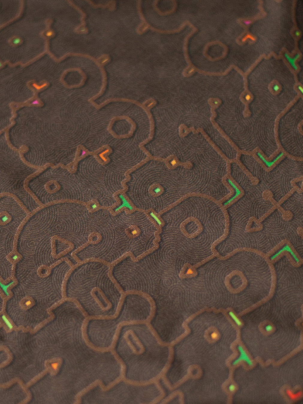 Midi Dress Triangle / Bamboo - REBIRTH OF IKARO Forest