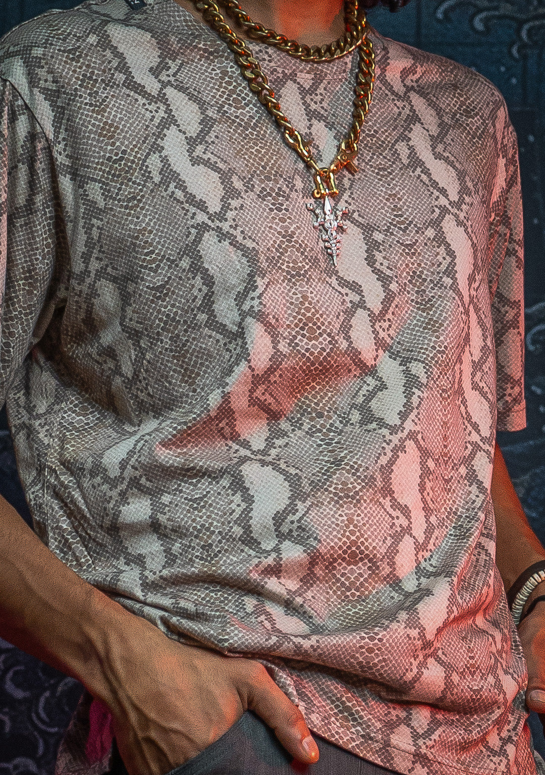 T-Shirt Men / Cotton Supima AOP - KINGKOBRA