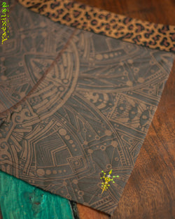 Underwear Men Bamboo Veg Dye Veg Print - Brown POPPYFIELDS Leopard