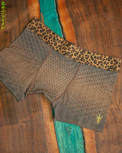 Underwear Men Bamboo Veg Dye Veg Print - Brown SANDSOTIME Leopard
