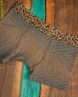 Underwear Men Bamboo Veg Dye Veg Print - Brown SANDSOTIME Leopard